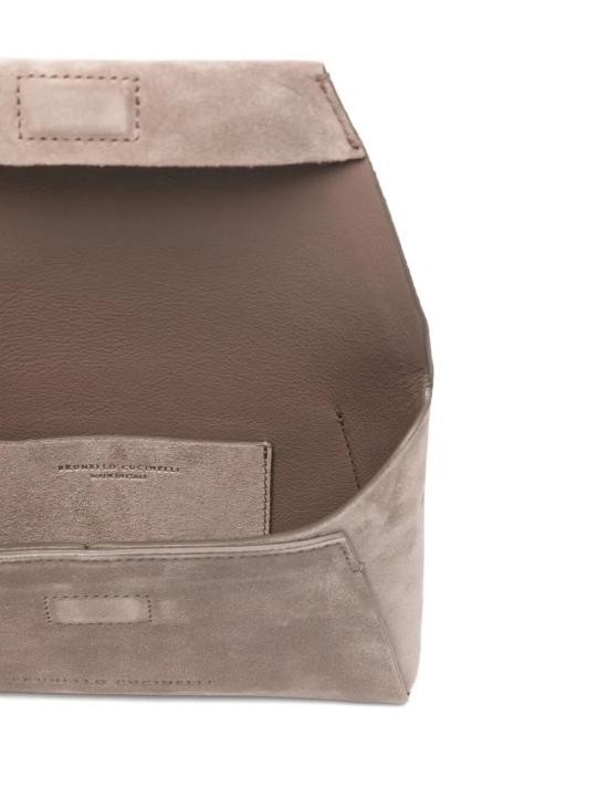 26SS 브루넬로 쿠치넬리 모닐레 장식 BC Duo 파우치 MWDLD2722 C8849 BROWN - BRUNELLO CUCINELLI