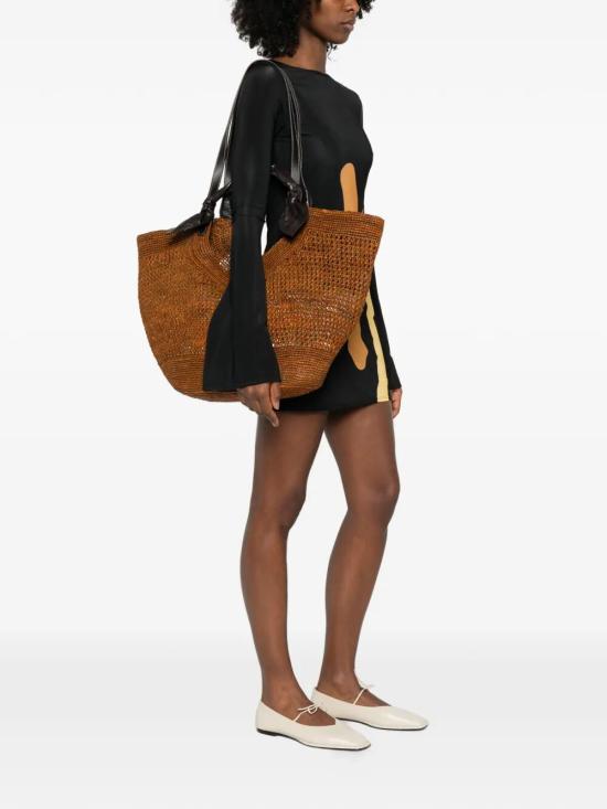 26SS 헤레우 토트백 FOLRAWBS26 TAN BROWN - HEREU