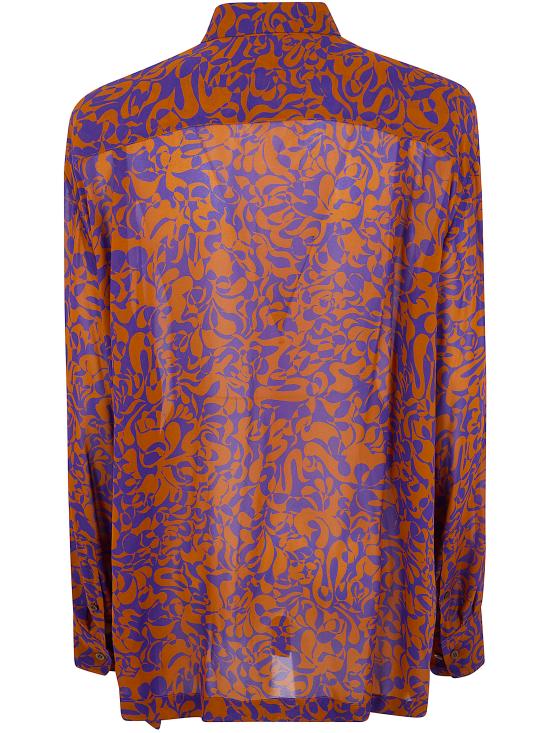 26SS 드리스 반 노튼 셔츠 2611307513006 353 YELLOW ORANGE - DRIES VAN NOTEN