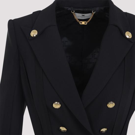 26SS 엘리자베타프랜치 자켓 GI21861E2 110 BLACK - ELISABETTA FRANCHI