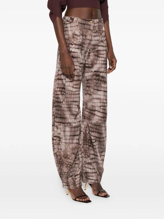 26SS 엘리자베타프랜치 스트레이트 팬츠 PJ31D61E2 644 BROWN - ELISABETTA FRANCHI