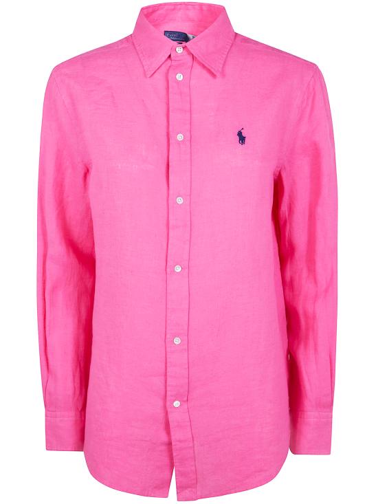 26SS 폴로 랄프로렌 셔츠 211970730098 504 PINK PURPLE