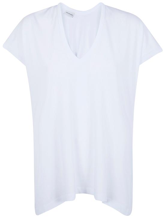 26SS 드리스 반 노튼 반팔 티셔츠 2611311013600 001 WHITE