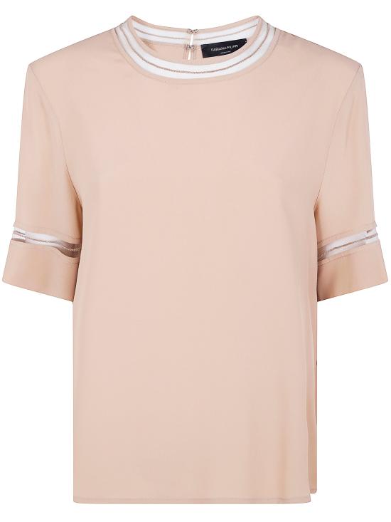 26SS 파비아나 필리피 반팔 티셔츠 TPD266F289L775 0157 BROWN