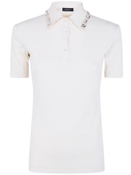 26SS 파비아나 필리피 반팔 티셔츠 JED266F138L908 0145 WHITE