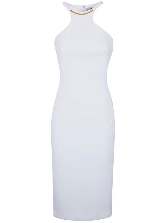 26SS 엘리자베타프랜치 미디 원피스 AB91761E2 360 WHITE - ELISABETTA FRANCHI