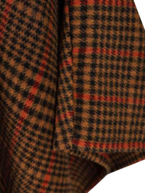 25FW 생로랑 미디 스커트 842744Y1M562513 Brown - SAINT LAURENT