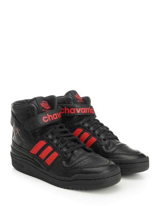 25FW 아디다스 아디다스 x 윌리 차바리아 포럼 84 하이 코어 KK3695CBLACKCBLACKRED - ADIDAS