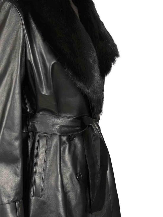 25FW 아르마 가죽 자켓 007L25606702 Black - ARMA