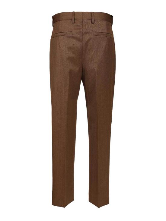 25FW 에르메네질도제냐 수트 팬츠 UGI11A2TP45M96 Brown - ERMENEGILDO ZEGNA