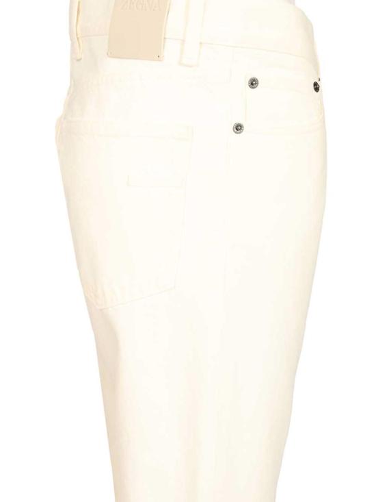  에르메네질도제냐 스트레이트 팬츠 UGIB9A2CITYN00 White - ERMENEGILDO ZEGNA