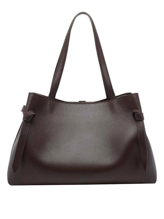 26SS 유제피 토트백 GYOZATOTEPEBBLEGRAINLEATHERL038 Brown - YUZEFI