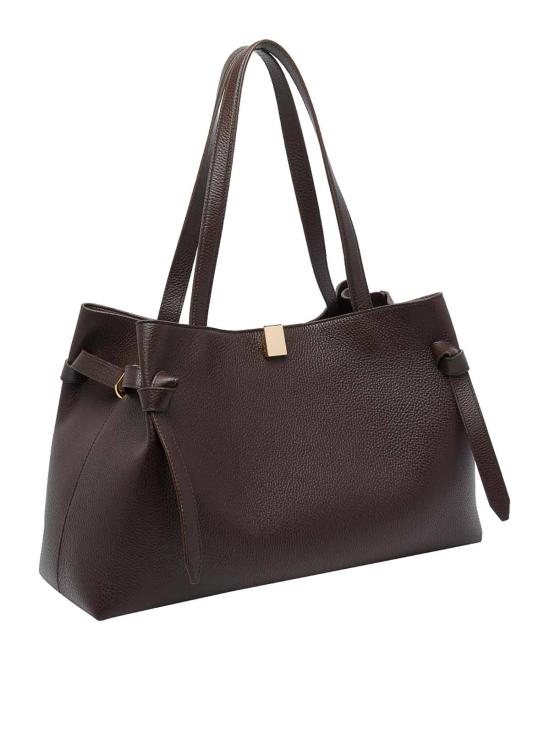 26SS 유제피 토트백 GYOZATOTEPEBBLEGRAINLEATHERL038 Brown - YUZEFI