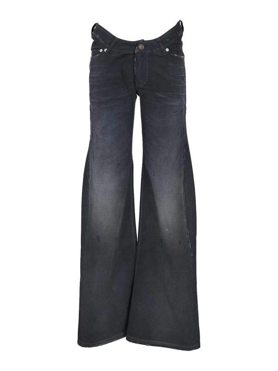  발렌시아가 플레어 팬츠 848019TTW648074 Blue