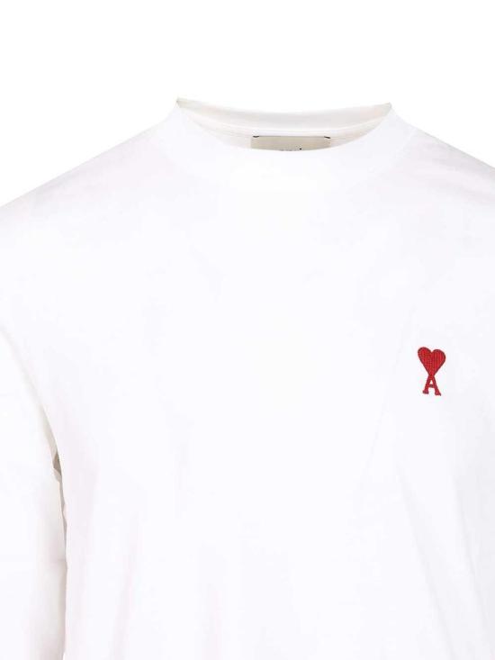 26SS 아미 스몰 하트 로고 롱슬리브 티셔츠 BFUTS235724100 Black - AMI