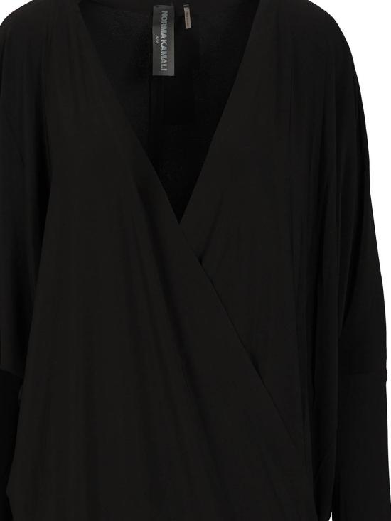 25FW 노마카말리 미디 스커트 KK3243PLF85001 Black - NORMA KAMALI