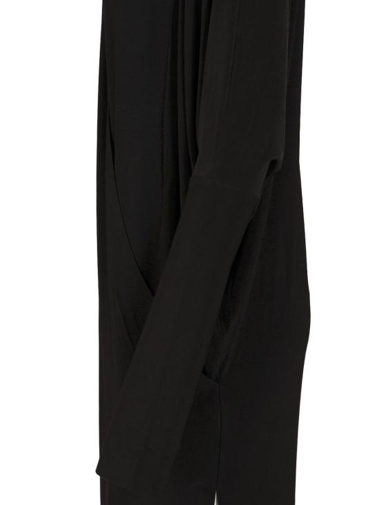 25FW 노마카말리 미디 스커트 KK3243PLF85001 Black - NORMA KAMALI