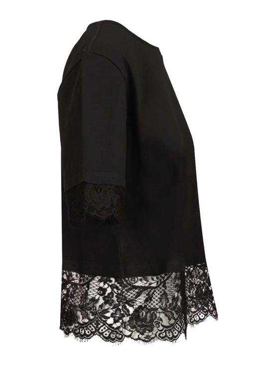 26SS 알렉산더 맥퀸 반팔 티셔츠 850805QLAE61000 Black - ALEXANDER MCQUEEN