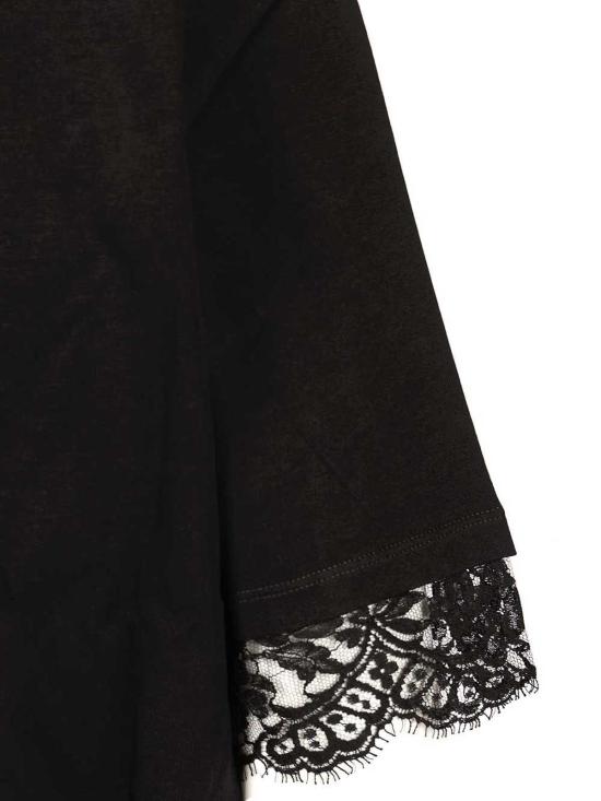 26SS 알렉산더 맥퀸 반팔 티셔츠 850805QLAE61000 Black - ALEXANDER MCQUEEN