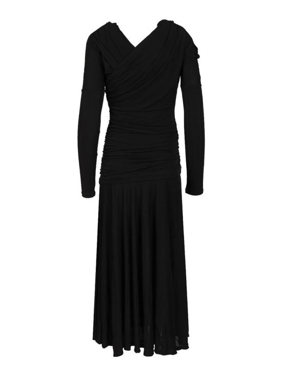 25FW 가니 미디 스커트 T4213099 Black - GANNI