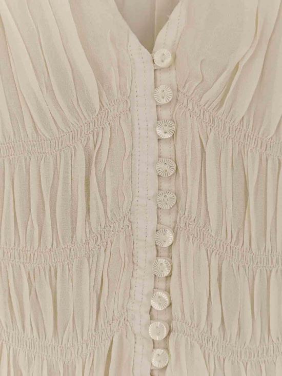 26SS 이자벨마랑에뚜왈 미디 스커트 RO0798FBD1J08E23EC Beige - ISABEL MARANT ETOILE