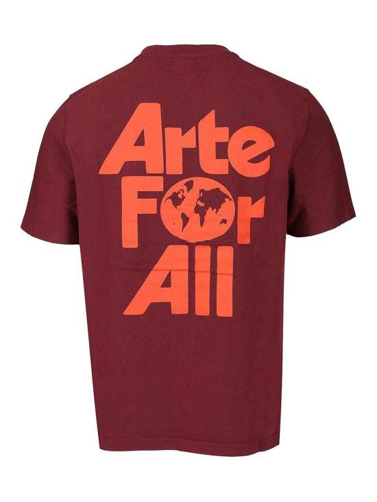 25FW 아르떼 앤트워프 반팔 티셔츠 AW25199T602 Dark Red - ARTE ANTWERP