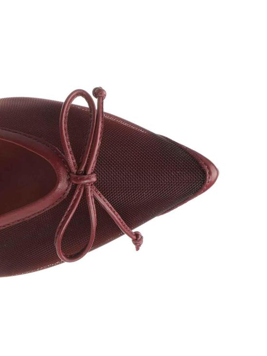25FW 자크뮈스 힐/펌프스 25HFOW00178AW00661490 Dark Red - JACQUEMUS