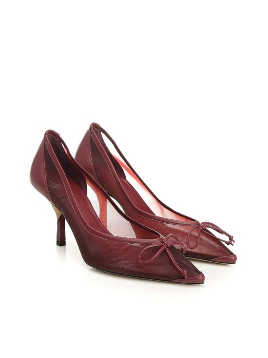 25FW 자크뮈스 힐/펌프스 25HFOW00178AW00661490 Dark Red - JACQUEMUS