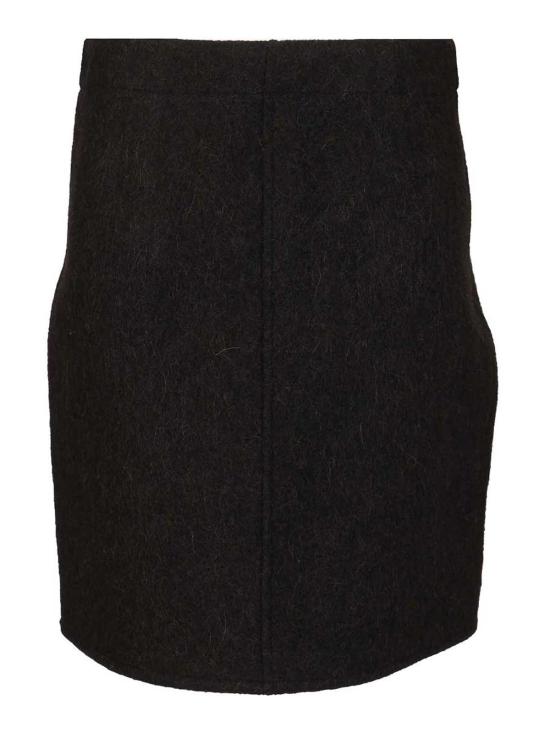 25FW 르메르 미디 스커트 SK1061LF504BK999 Black - LEMAIRE