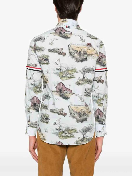  톰브라운 셔츠 MWL301OF0976996 Multicolour - THOM BROWNE