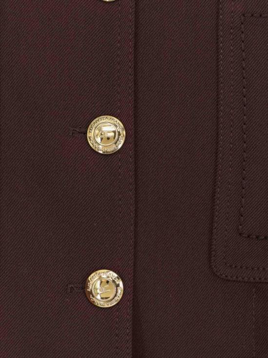  엘리자베타프랜치 자켓 GB00561E2644 Brown - ELISABETTA FRANCHI