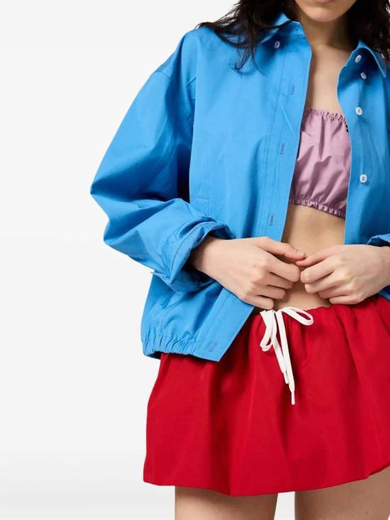 25FW 미우미우 미디 스커트 MG2200SOOO1BMSF0D56 Red - MIU MIU