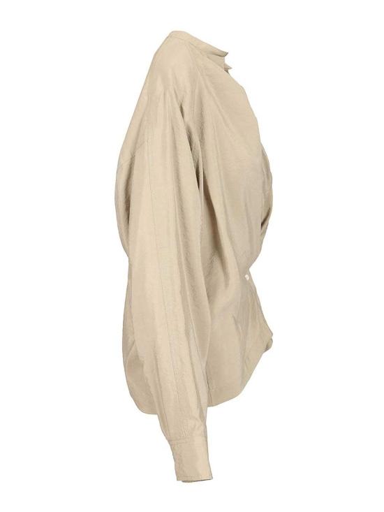  르메르 드라이 실크 트위스티 탑 TO1081LF1308BG268 Grey - LEMAIRE