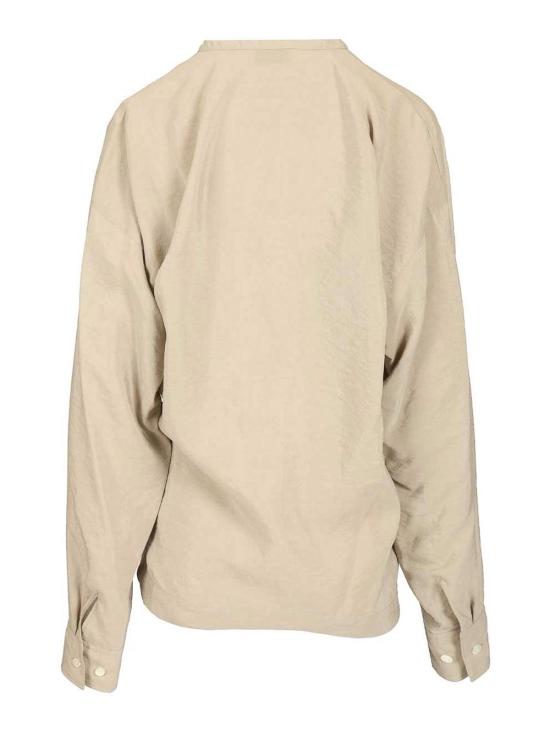  르메르 드라이 실크 트위스티 탑 TO1081LF1308BG268 Grey - LEMAIRE