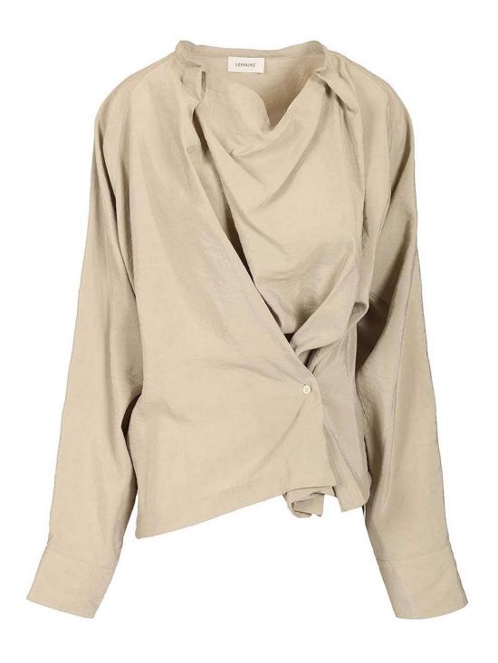  르메르 드라이 실크 트위스티 탑 TO1081LF1308BG268 Grey