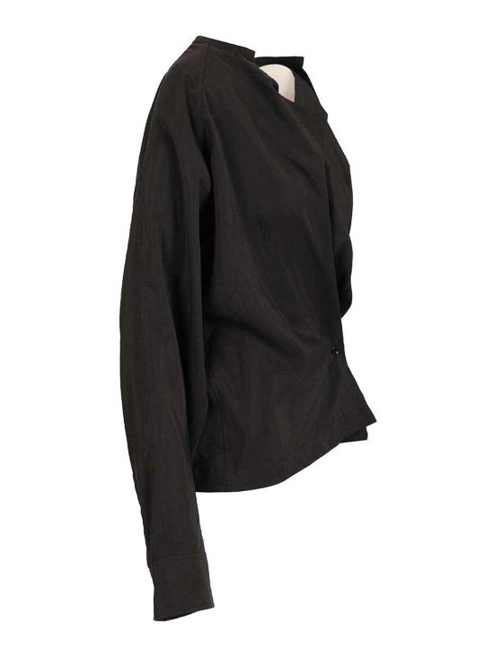  르메르 드라이 실크 트위스티 탑 TO1081LF1308BK999 Black - LEMAIRE