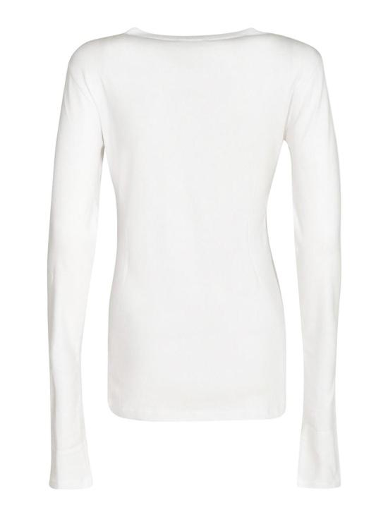 26SS 앤 드뮐미스터 긴팔 티셔츠 B0011153FA045001 White - ANN DEMEULEMEESTER