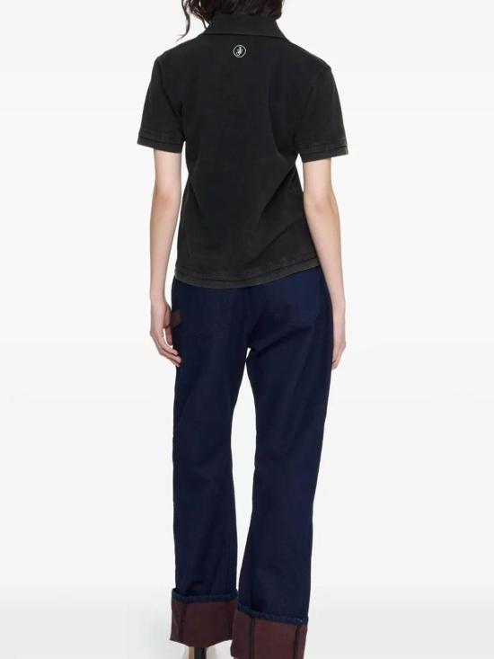 26FW JW앤더슨 폴로 티셔츠 JO0277PG1808781 Black - JW ANDERSON