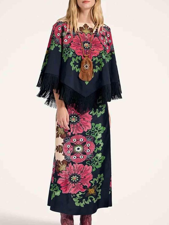 25FW 라 더블제이 롱 원피스 SKI0122SIL006BOU01RE01 Multicolour - LA DOUBLEJ