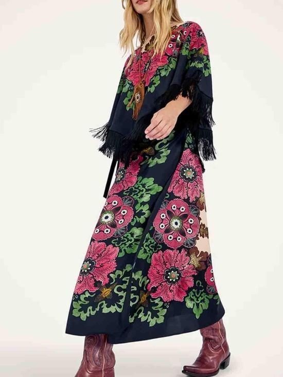 25FW 라 더블제이 롱 원피스 SKI0122SIL006BOU01RE01 Multicolour - LA DOUBLEJ