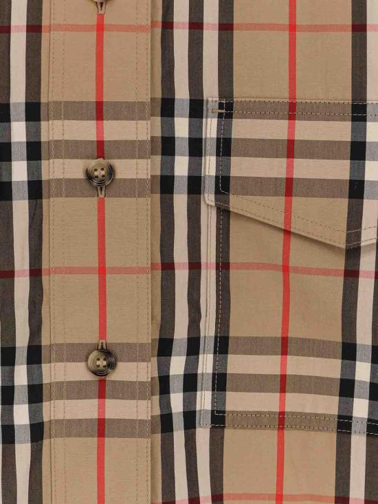 26SS 버버리 체크 긴팔 셔츠 8111851 Beige - BURBERRY