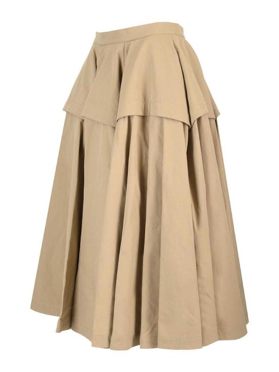  보테가베네타 미디 스커트 771700VA5Y09733 Beige - BOTTEGA VENETA
