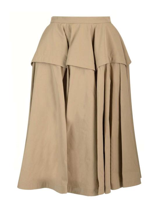  보테가베네타 미디 스커트 771700VA5Y09733 Beige