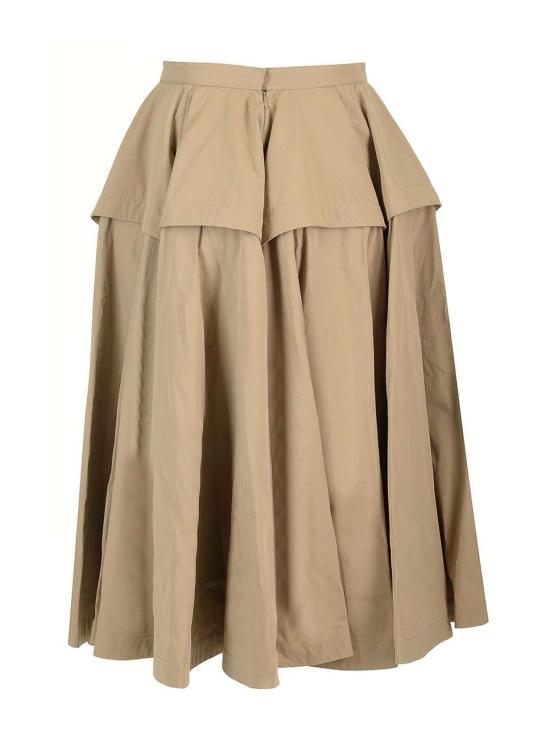  보테가베네타 미디 스커트 771700VA5Y09733 Beige - BOTTEGA VENETA