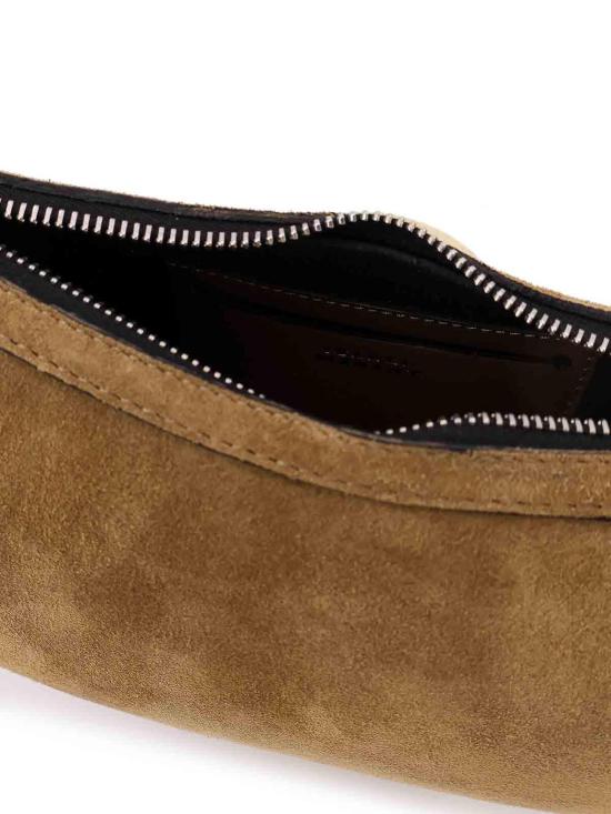 26SS 이자벨마랑 오스칸 문 스웨이드 카프스킨 레더 숄더백 PP0003FAA3C32M50TA Beige - ISABEL MARANT