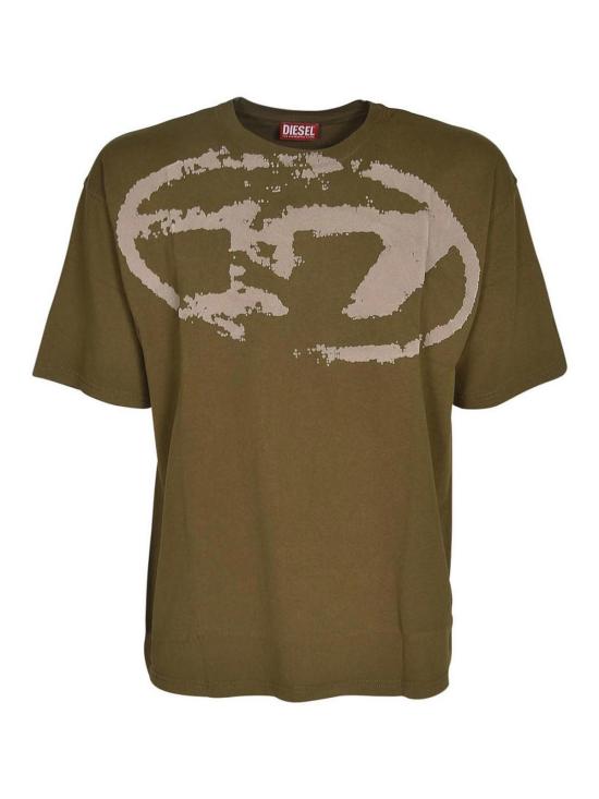 25FW 디젤 반팔 티셔츠 A134090DQUA5FP Blue