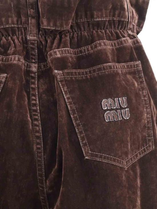  미우미우 팬츠 MP1725SOOO157YF0027 Brown - MIU MIU