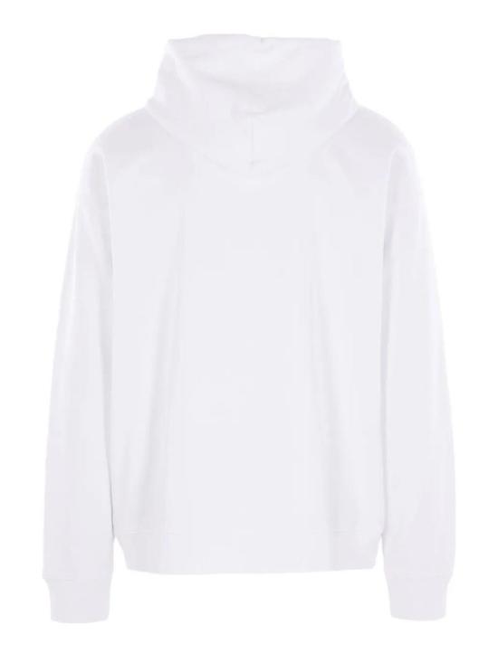 26FW 오프화이트 로고 프린트 캥거루 포켓 후드 티셔츠셔츠 OMBB085F25FLE0160110 - OFF WHITE