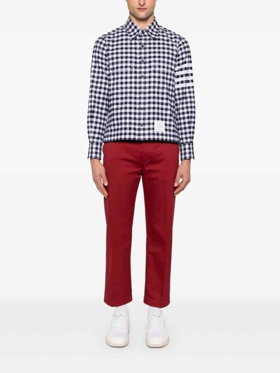  톰브라운 셔츠 MWL417AF0945415 Dark Blue - THOM BROWNE