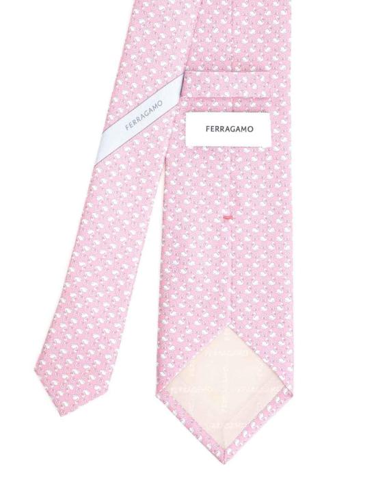 26SS 살바토레 페라가모 넥타이 3512390779208F Pink - SALVATORE FERRAGAMO
